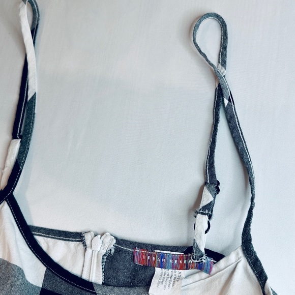 Urban Renewal Remnants Blown Out Gingham Tiered Mini Dress - XS - Picture 10 of 13